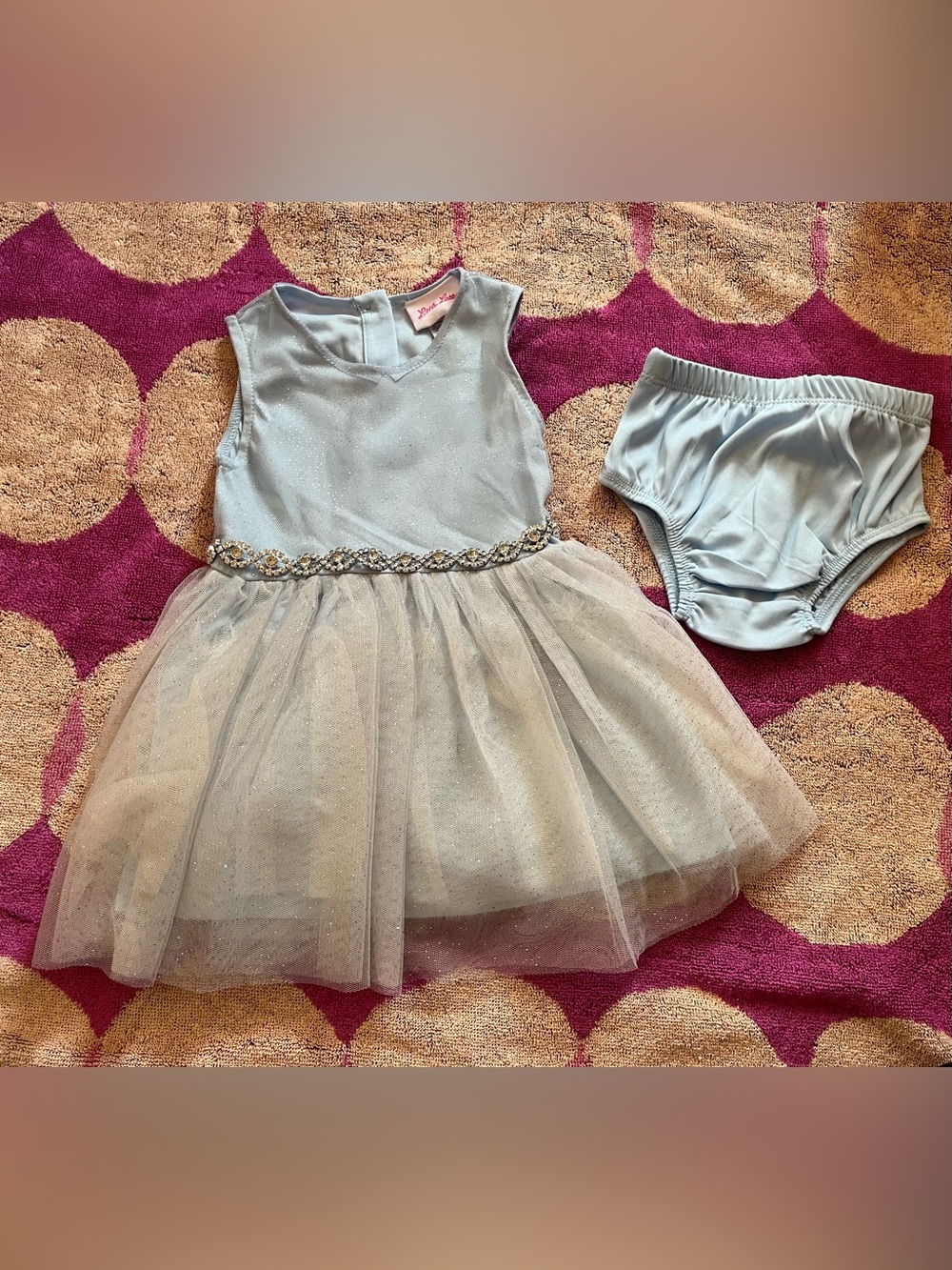 Little Lass 2PC Cinderella Style Princess Dress